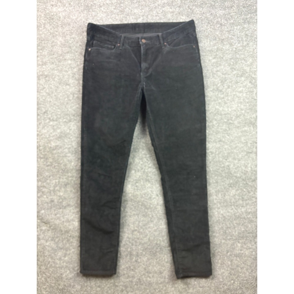 Levis Corduroy Pants Womens W32 L30 Black Slim Tapered‎ 511 PC9-18881-1671